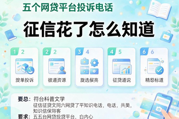 征信花了怎么知道，汇总五个网贷平台投诉电话