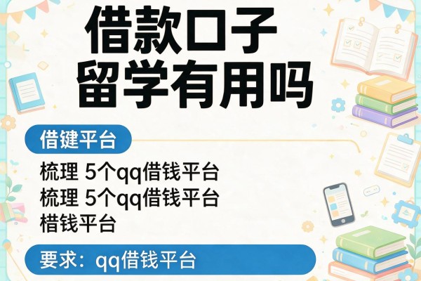 借款口子留学有用吗，梳理5个qq借钱平台
