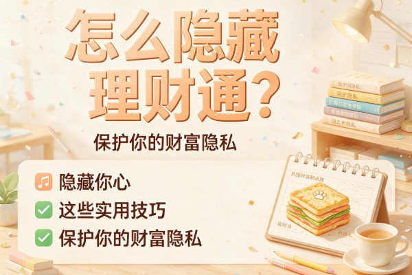 怎么隐藏理财通？这些实用技巧保护你的财富隐私