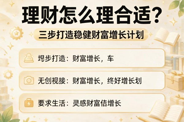 理财怎么理合适？三步打造稳健财富增长计划