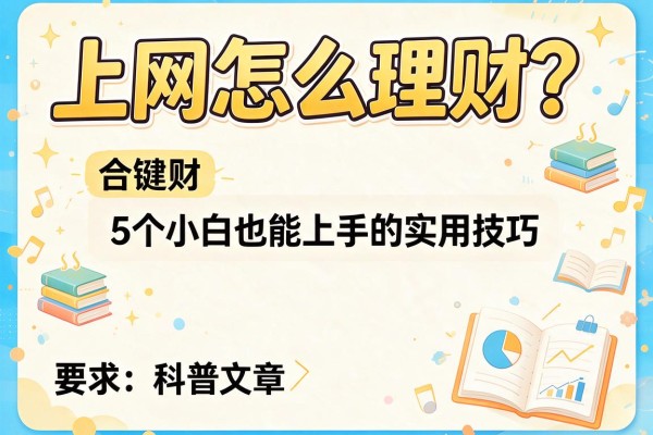 上网怎么理财？5个小白也能上手的实用技巧