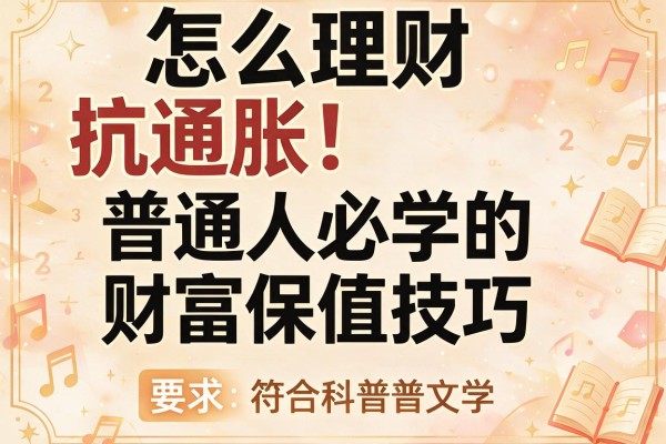 怎么理财抗通胀：普通人必学的财富保值技巧