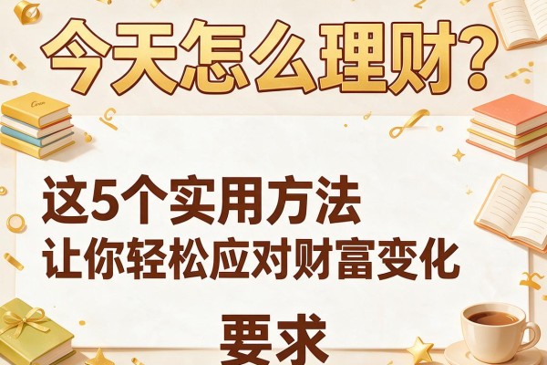 今天怎么理财？这5个实用方法让你轻松应对财富变化