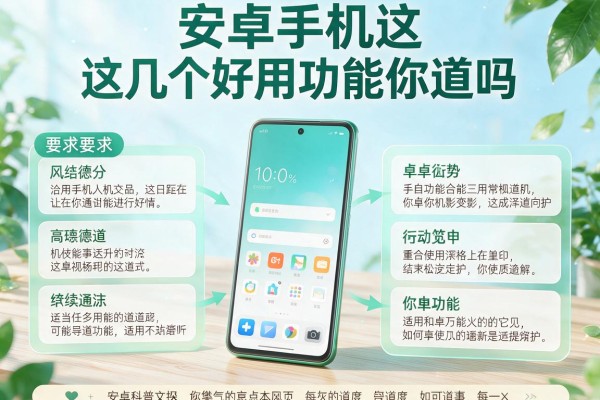安卓手机这几个好用功能你知道吗