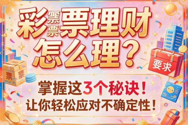 彩票理财怎么理？掌握这3个秘诀让你轻松应对不确定性
