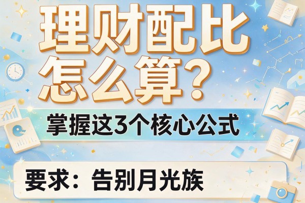 理财配比怎么算？掌握这3个核心公式告别月光族