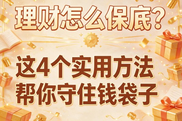 理财怎么保底？这4个实用方法帮你守住钱袋子