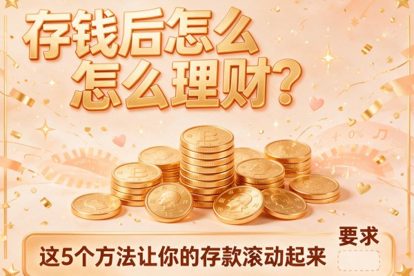 存钱后怎么理财？这5个方法让你的存款滚动起来