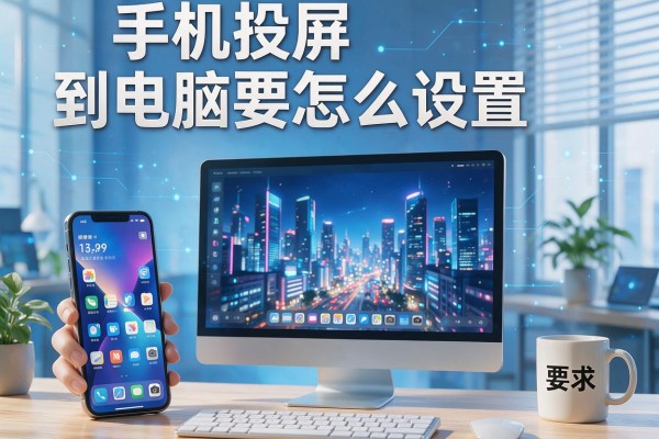 手机投屏到电脑要怎么设置