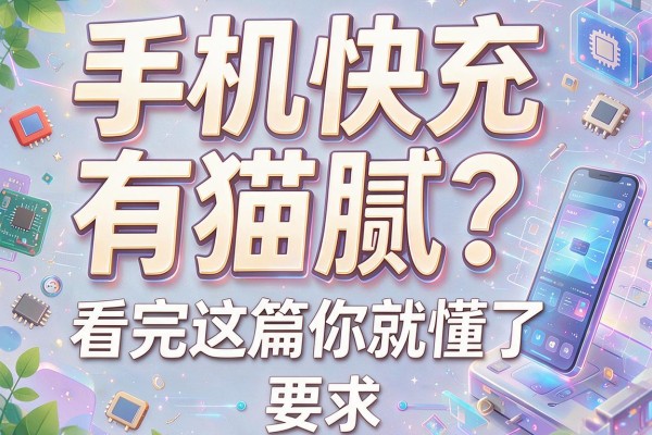 手机快充有猫腻？看完这篇你就懂了