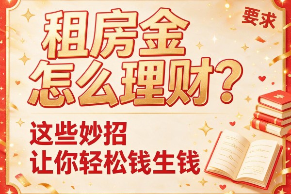 租房金怎么理财？这些妙招让你轻松钱生钱