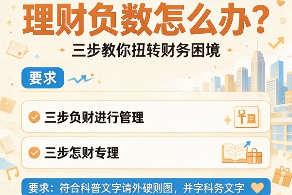 理财负数怎么办？三步教你扭转财务困境