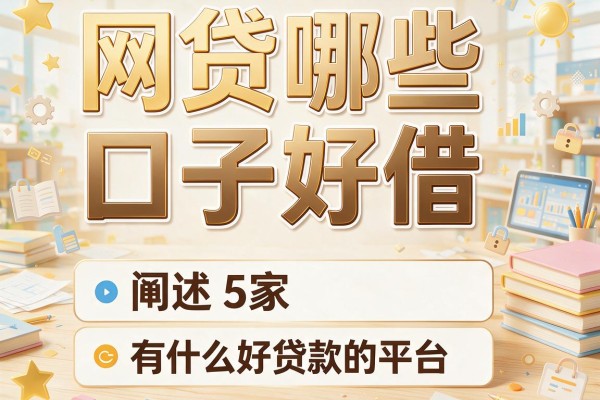 网贷哪些口子好借，阐述5家有什么好贷款的平台