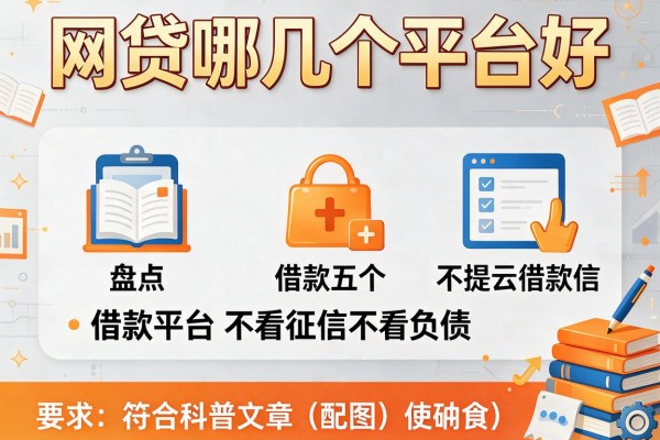 网贷哪几个平台好，盘点五个借款平台不看征信不看负债