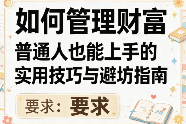 如何管理财富：普通人也能上手的实用技巧与避坑指南