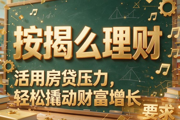 按揭怎么理财：活用房贷压力，轻松撬动财富增长