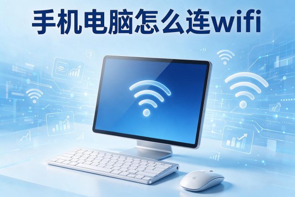 手机电脑怎么连wifi？