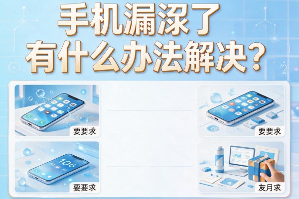 手机漏液了有什么办法解决？