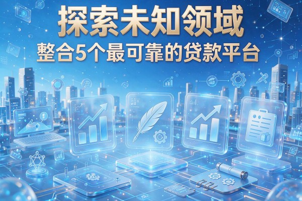 探索未知领域，整合5个最可靠的贷款平台