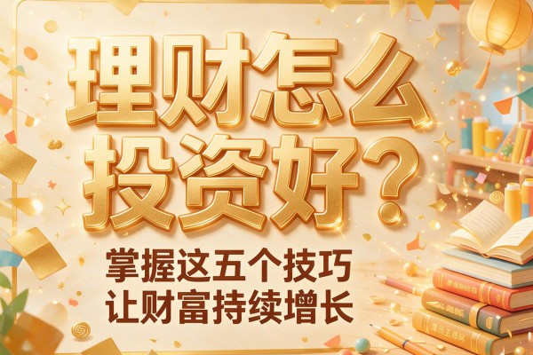 理财怎么投资好?掌握这五个技巧让财富持续增长