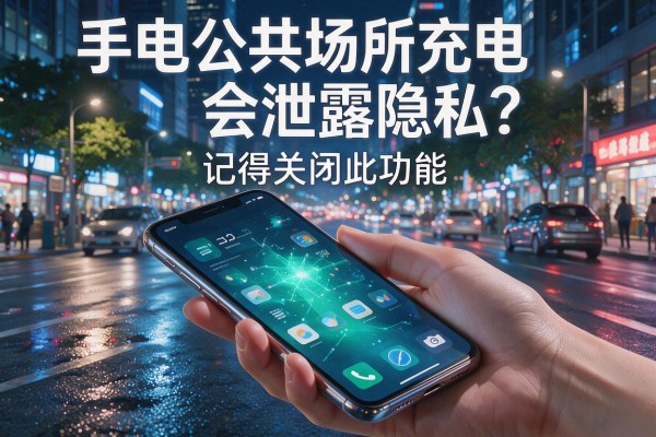 手机公共场所充电会泄露隐私？记得关闭此功能