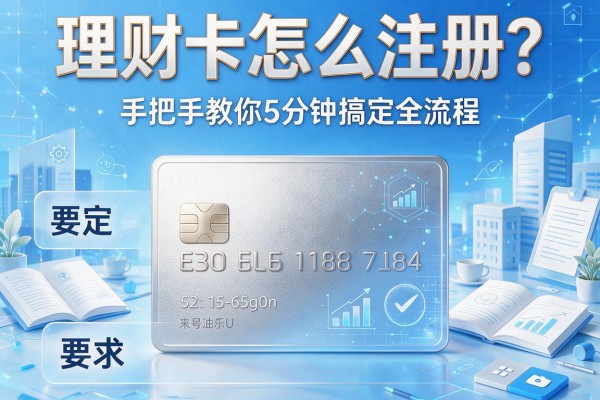 理财卡怎么注册？手把手教你5分钟搞定全流程