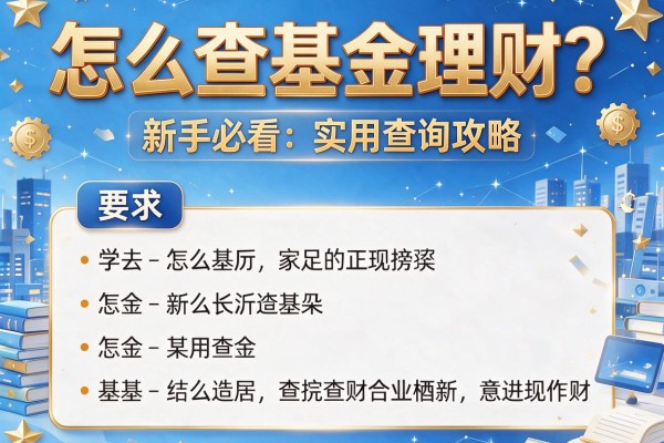 怎么查基金理财？新手必看的实用查询攻略
