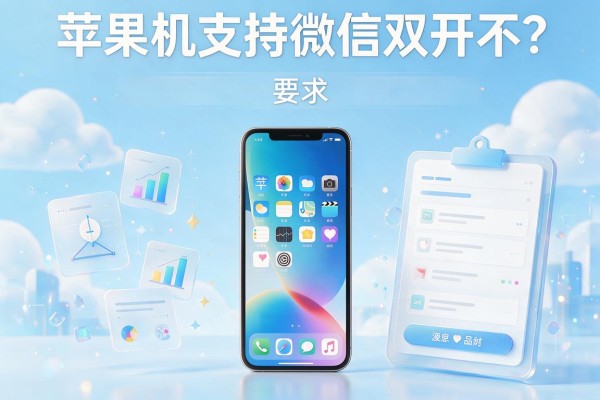 苹果手机支持微信双开不？