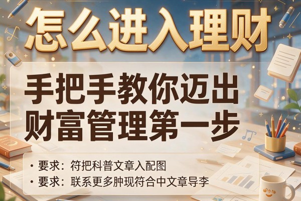 怎么进入理财：手把手教你迈出财富管理第一步