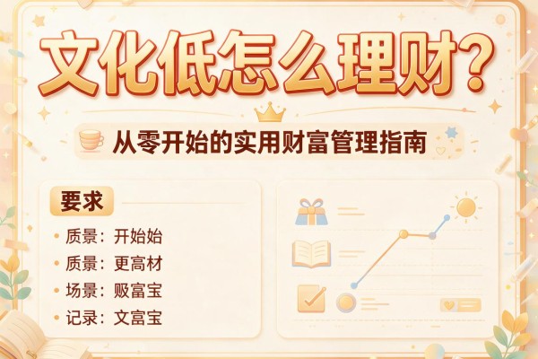 文化低怎么理财？从零开始的实用财富管理指南