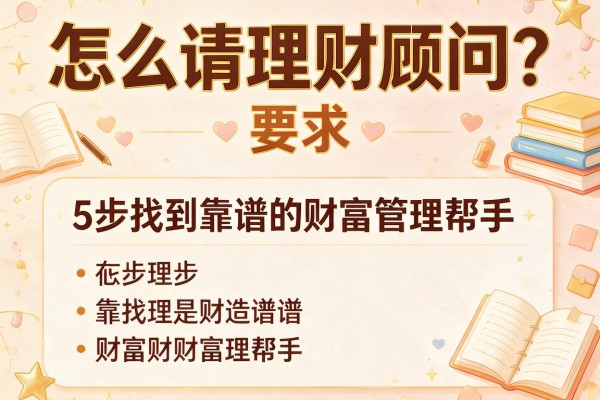 怎么请理财顾问？5步找到靠谱的财富管理帮手