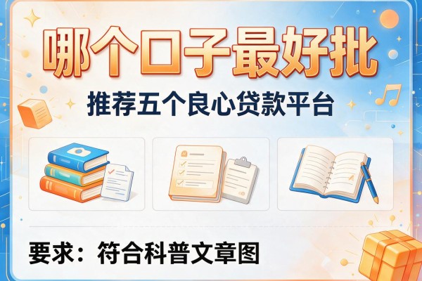 哪个口子最好批，推荐五个良心贷款平台