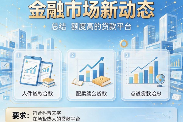 金融市场新动态，总结五个额度高的贷款平台