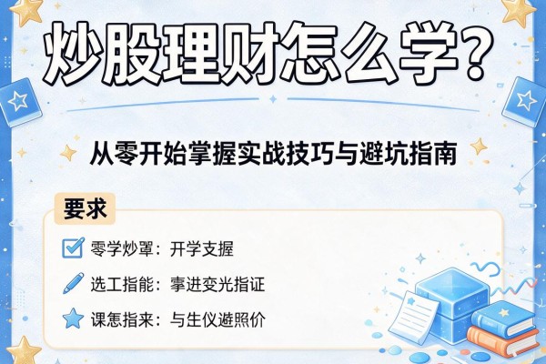 炒股理财怎么学？从零开始掌握实战技巧与避坑指南
