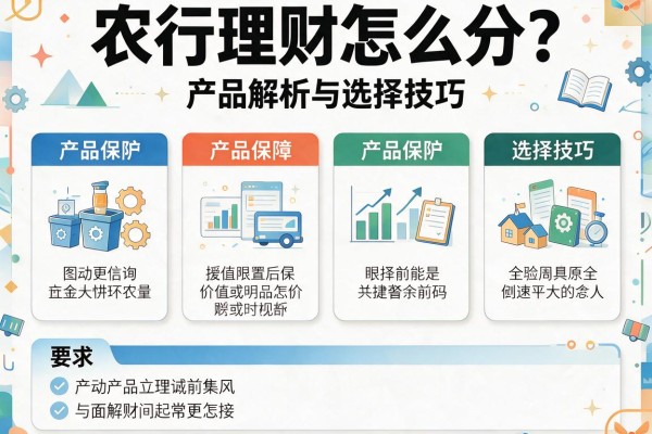 农行理财怎么分？四类产品解析与选择技巧