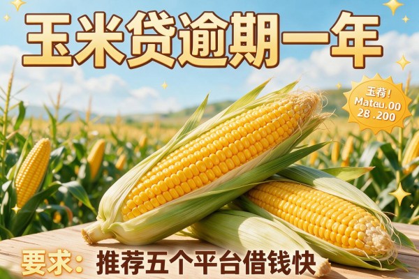 玉米贷逾期一年，推荐五个平台借钱快