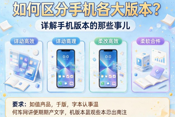 如何区分手机各大版本？详解手机版本的那些事儿