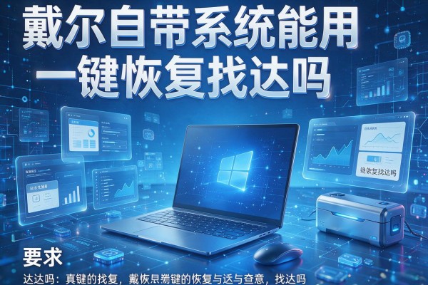 戴尔自带系统能用一键恢复找回吗？