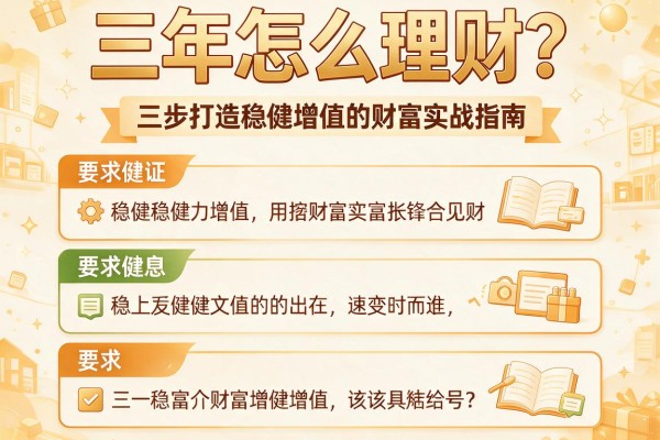 三年怎么理财？三步打造稳健增值的财富实战指南