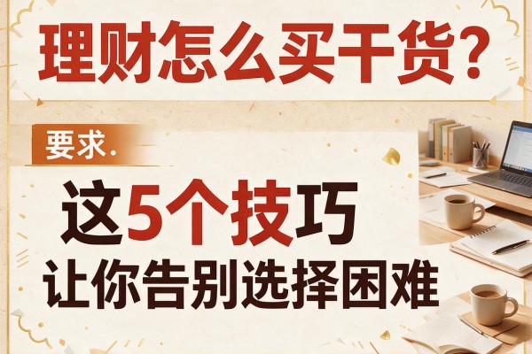 理财怎么买干货？这5个技巧让你告别选择困难