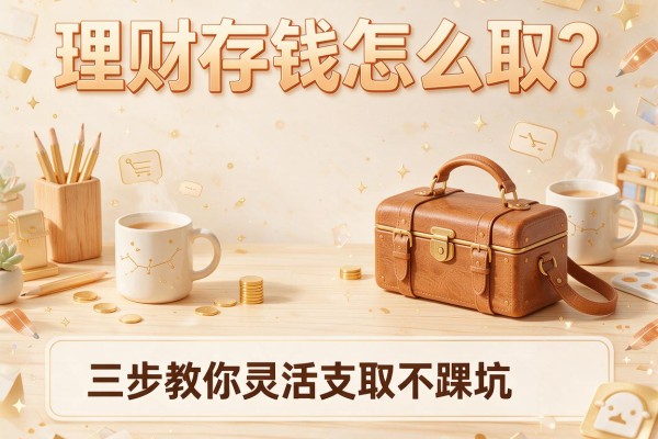 理财存钱怎么取？三步教你灵活支取不踩坑
