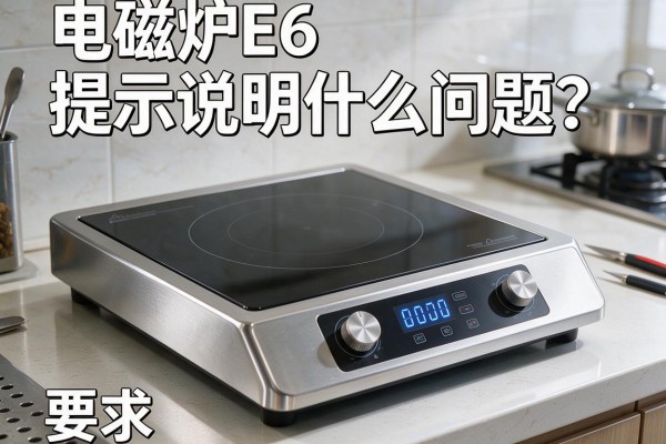 电磁炉E6提示说明什么问题？