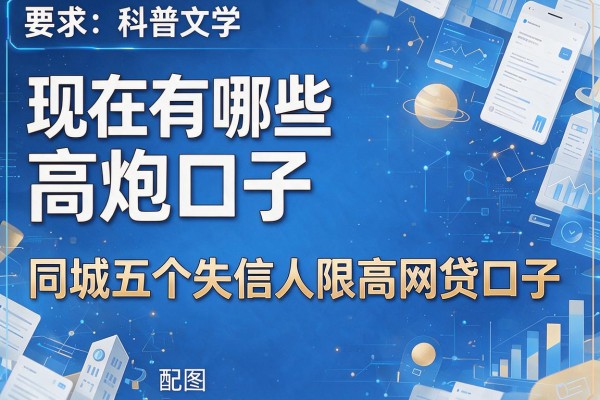 现在有哪些高炮口子，同城五个失信人限高网贷口子