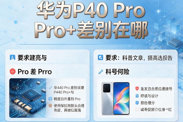 华为P40 Pro与Pro+差别在哪？