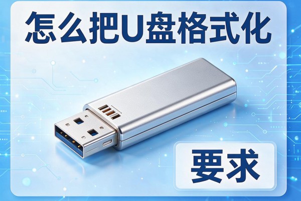 怎么把U盘格式化？