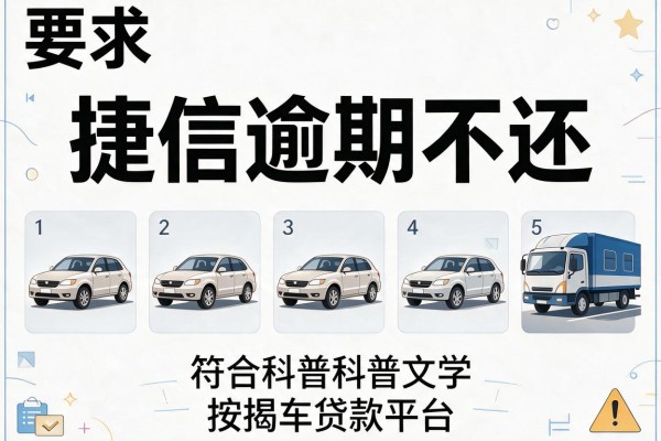 捷信逾期不还，盘点五个按揭车贷款平台