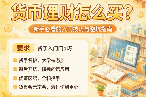 货币理财怎么买？新手必看的入门技巧与避坑指南
