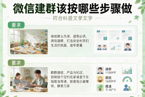 微信建群该按哪些步骤做？