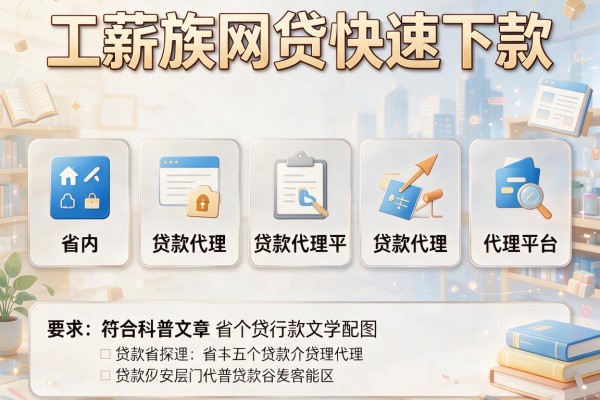 工薪族网贷快速下款，省内五个贷款代理平台