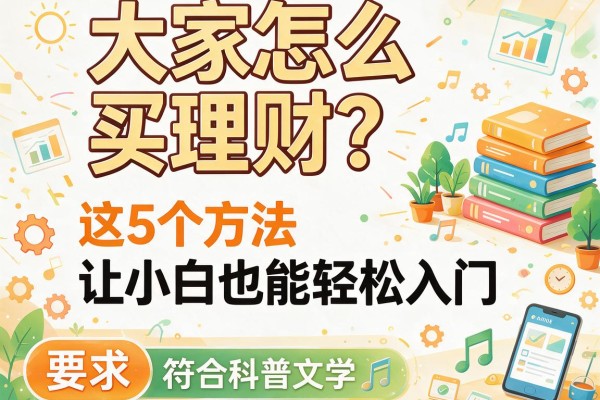 大家怎么买理财？这5个方法让小白也能轻松入门